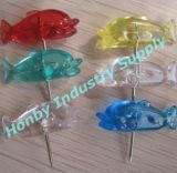 Promotion Plastic Dolphin Shaped Thumb Tack (H0110A-p150726c)