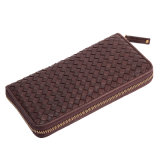 Braided Leather Long Wallet (SA-1239) -2