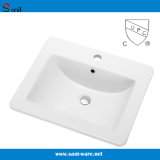 Supply Small Cupc Rectangular Bathroom Vanity Porcelain Sinks (SN5011)