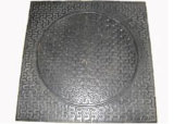Ductile Iron B125 Square Sanitary Manhole Cover and Frame