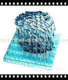 Special Design Blue Fish Glass Sculpture for Ornament
