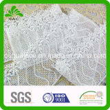 Pure White Color Custom Color High Quality Charming Design Embroidery