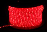 Rice Rope Light Round 2 Wires Red for Holiday and Christmas Decoration