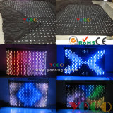 Disco Party Background Effect Decoration Fireproof LED Vision Cloth