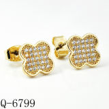 New Design 925 Silver Fashion Earrings Jewellery (Q-6799)