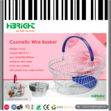Chrome Double Handle Wire Shopping Basket