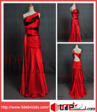 Sheath Red Prom Dress Black Lace Sexy Back Evening Dress (LT2075)