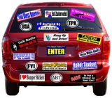 Various Car Stickers/Labels