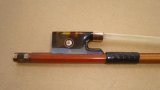 Violin Bow of Pernambuco Stick with Silver Amounted and Ebony Frog