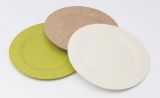Eco- Friendly Tableware Bamboo Powder Plate