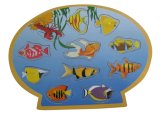 Wooden Fishing Game Puzzle Wooden Toys