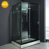 New Black 6mm Tempered Glass Steam Shower Room