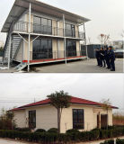 Two Story Snadwich Panel Steel Structure Prefabricated Building for Guard House