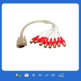 High Quality DVI to BNC Monitor Cable with Male to Male