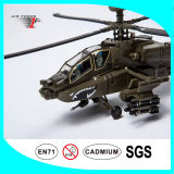 Ah-64 Apache No Resin Airplane Model Made of Alloy Material