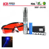 New 405nm Adjustable Focus Laser Pointer Plus Safety Glasses (BBP-2010B)