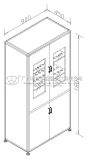 Al-Wood Reagent Glassware Storage Cabinet