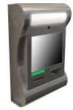 Sj10 Wall Mount Stainless Steel Kiosk with Nfc Reader, Thermal Printer and 2d Barcode Reader