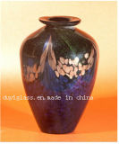Deep Colour Decoration Craft Glass Vase