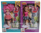 9.5 Inches Plastic Girl Doll Toy Set