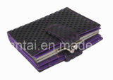 Fashion Fibula Purple PU Coin Wallet for Lady (SW-2034)