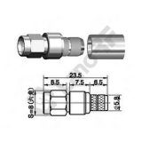 SMA Connector Male Crimping for LMR240 Coaxial Cable