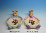 Ceramic Rabbit Egg Cup Holders