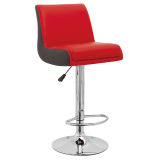 Red Color PU Adjustable Swivel Bar Seating (FS-B441)