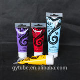 Special Tail End Plastic Squeezed Flexible Tube for Paint