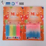 Colored Spiral Birthday Candles Paraffin Wax Candle