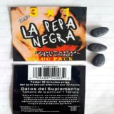 3 Tablets La Pepa Negra Enlargement Sexual Medicine