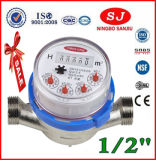 Single Jet Dry Dial Brass Body Class B Pn10 Cold Water Meter