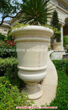 White Marble Stone Garden Decoration Outdoor Flower Pot