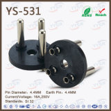 La071A Ma005 3 Pin Standard Cable Plug Insert Israel