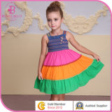 Hot Bonny Billy Children Clothing, Patchwork Eco-Friendly Cotton Girl Dress