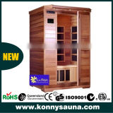Indoor Wood Far Infrared Sauna Room (SCB-002SLF)