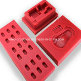 Red PU Machined Cavity Parts for Plastic Mould