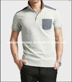 Fashion Cotton Polo Neck T-Shirt for Man
