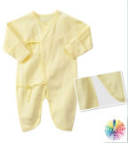 Unisex Cotton Wrap Body Suit for Babies