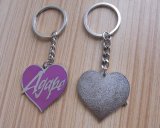 Die Cut Heart Shaped Cloisonne Key Chain (ASNY-key chain-CZ-017)