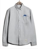 100%Cotton Casual Fashion Long Sleeves Men's Oxford Shirt