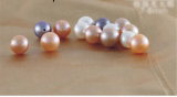 7-8mm Perfectly Round Loose Pearl with Hole (KL0101)