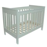 EU-Design Classic Nursery Sleigh Nz Pine Baby Cot/Crib (BC-024)