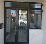 Powder Coating Aluminium Casement Door with Fanlight (BHA-DC27)