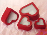Heart-Shaped Paper Packaging Jewelry Gift Boxes (TW-ZB0011)