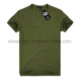 Green Short V-Neck T-Shirt / Et-0734