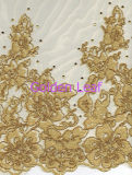 Cording Embroidery Mixed Embroidery for Garments Promotion Style (SLS1172)