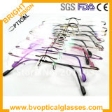 Rimless Hinged Pure Titanium Optical Eyewear Glasses