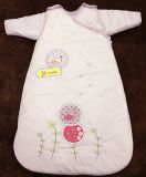 100% Organic Cotton Baby Sleeping Bag with Embroidery