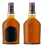 500ml Whiskey Glass Container/ Empty Glass Packaging/ Wine Glassware